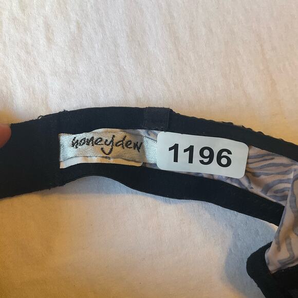 Honey Dew Women’s Wired Push Up Bra size 36B, Leopard Black & Brown, No Strings - Picture 7 of 8